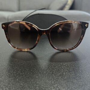 Prada Tortoiseshell Cat-Eye Sunglasses with Brown Gradient Lenses